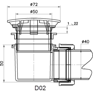 Купить Сифон для поддона RGW Velplex QYD-02 хром 50 мм в Москве с доставкой Сифон для поддона RGW Velplex QYD-02 хром 50 мм