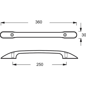 Ручки для ванн Jacob Delafon Diapason/Melanie E75114-CP RUB