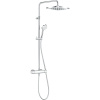 Душевая стойка Kludi Logo Dual Shower System 6809805-00 с термостатом