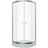 Душевой уголок Triton Альфа -хром Щ0000049615 100х100 с поддоном