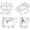 Мойка кухонная Alveus Atrox Granital 50 carbon