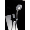 Душевая кабина Niagara Classic NG-2507-14BKTG, 80х80 см, без крыши, с тропическим  душем и гидромассажем