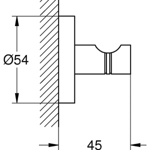 Купить Крючок для ванной Grohe Essentials 40364GN1 золото в Москве с доставкой Крючок для ванной Grohe Essentials 40364GN1 золото