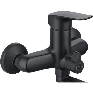 Смеситель для ванны с душем Акватек Вега AQ1042MB матовый черный