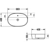 Раковина BOND Oval S01-600