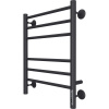 Полотенцесушитель электрический Terminus Аврора П6 450x600, матовый чёрный
