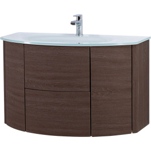 Тумба с раковиной Cezares Eden 91 rovere scuro soft, раковина 82399