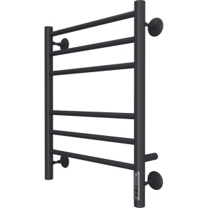 Полотенцесушитель электрический Terminus Аврора П6 450x600, матовый чёрный