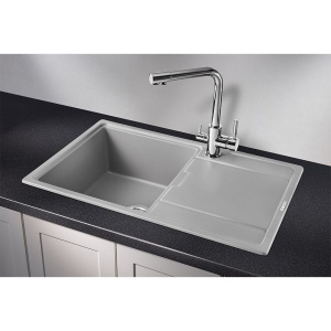 Мойка кухонная Granula 7804, алюминиум