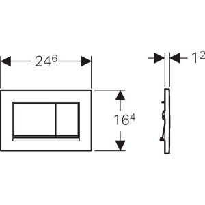 Купить Кнопка смыва Vincea VFP-001CH хром в Москве с доставкой Кнопка смыва Vincea VFP-001CH хром