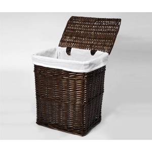 Купить Корзина для белья Wasserkraft Isar WB-130-L темно-коричневая, большая в Москве с доставкой Корзина для белья Wasserkraft Isar WB-130-L темно-коричневая, большая