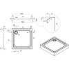 Поддон для душа AM.PM Gem W90T-403-090W 90х90