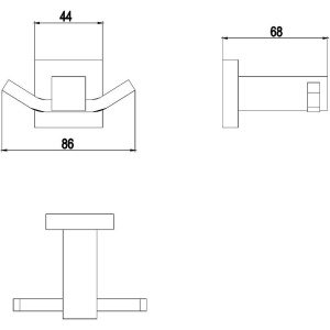 Крючок Timo Selene 17012/17