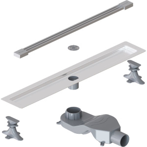 Душевой трап (лоток) Boheme B&T Infinity 60 см, хром