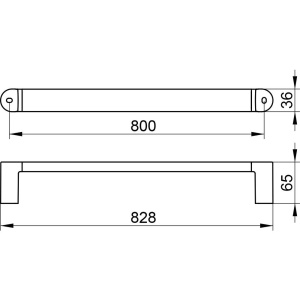 Поручень Keuco Elegance new 31601 80 см