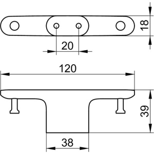 Крючок для ванной Keuco Edition 400 11515010000 хром