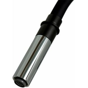 Смеситель для кухни Lemark Soul LM6007C с гибким изливом, хром, черный