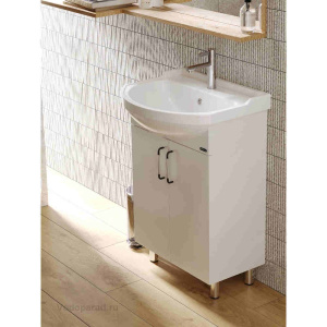 Раковина мебельная Sanita Рондо 56 WB.FN/Rondo/56-C/WHT.G/S1 белая