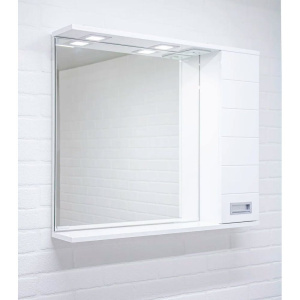 Купить Зеркало Домино Cube R 75 с подсветкой в Москве с доставкой Зеркало Домино Cube R 75 с подсветкой