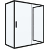 Душевой уголок Kubele DE019 R2U-CLN-BLMT 120х100 см, профиль матовый черный