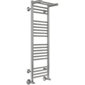 Купить Полотенцесушитель водяной Terminus Аврора П20 300*1000 c полкой в Москве с доставкой Полотенцесушитель водяной Terminus Аврора П20 300*1000 c полкой