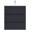 Мебель для ванной AM.PM Gem S 75 графит матовый, напольная, с 3 ящиками