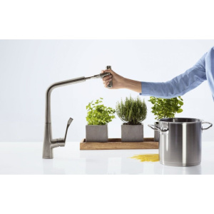 Купить Смеситель для кухни Hansgrohe Metris Select 14884800 в Москве с доставкой Смеситель для кухни Hansgrohe Metris Select 14884800