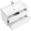 Тумба с раковиной Aquaton Оливия 90 1A2544K0OL010 белая матовая