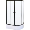 Душевой уголок Parly ZEM1201B-L 120x80, с поддоном, левый, профиль черный