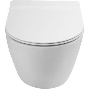 Унитаз подвесной BelBagno Sfera-r BB046CH-TOR безободковый, крышка BB2111SC с микролифтом