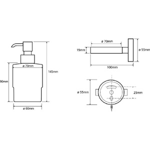Дозатор Bemeta Omega 104109102