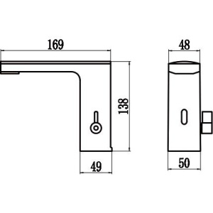 Смеситель для раковины Savol S-GY8885 хром