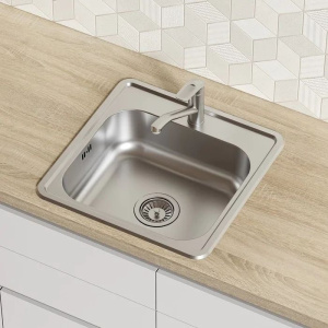 Мойка кухонная IDDIS Strit STR48S0i77S с сифоном