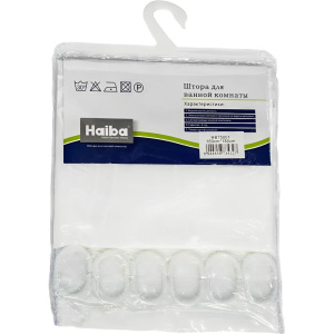 Штора для ванной Haiba HB75001 цветы