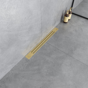 Душевой трап (лоток) Boheme Premium Trendy 60 см, золото