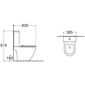 Унитаз-компакт напольный с бачком и сиденьем Aquatek Европа AQ2903T-00