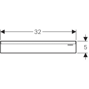 Декоративный элемент для внутристенного трапа Geberit 154.335.11.1