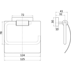 Купить Держатель туалетной бумаги Sapho Olymp 1321-07 в Москве с доставкой Держатель туалетной бумаги Sapho Olymp 1321-07