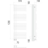 Полотенцесушитель водяной Terminus Астра П24 0 70х120