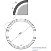 Зеркало круглое BOND Circle M60ZE-8080 80, с подсветкой