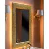 Зеркало Armadi Art NeoArt Aura 60 золото с подсветкой