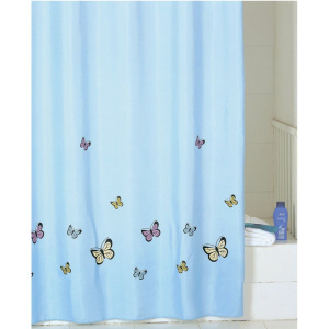 Штора для ванной IDDIS Butterfly Blue Butterfly