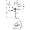 Смеситель для раковины Grohe Eurostyle New 33557003