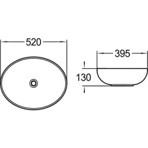 Раковина Vincea VBS-51552, 52