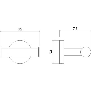 Крючок Акватек Оберон AQ4202CR хром