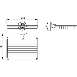 Полка Timo Nelson 160022/02 антик
