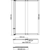 Шторка на ванну Wasserkraft Dill 61S 02-100