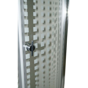 Душевой уголок Parly Z9111 90x90, с поддоном, профиль хром, стекло прозрачное с узором