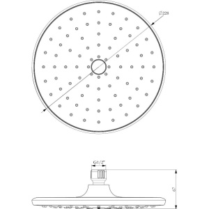 Верхний душ Lemark LM8130C