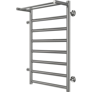 Купить Полотенцесушитель водяной Terminus Хендрикс П8 500x800  с полкой, с боковым подключением 500 слева в Москве с доставкой Полотенцесушитель водяной Terminus Хендрикс П8 500x800  с полкой, с боковым подключением 500 слева